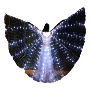 Costume De Danse Avec Ailes Lumineuses Et Led - Neuf