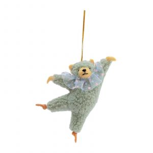Adorable ours en peluche dansant marron pour pendaison de cremaillere, Nouvel An - Neuf