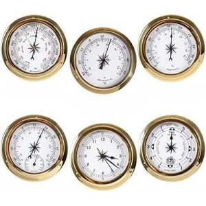 SUBZONAL-Station m&eacute;t&eacute;o num&eacute;rique pour la maison, l'int&eacute;rieur et l'ext&eacute;rieur, avec thermom&egrave;tre, hygrom&egrave;tre, barom&egrave;tre, horloge, indicateur de mar&eacute;e et pr&eacute;visions m&eacute;t&eacute;o. Fonctionne sans piles. Id&eacute;ale p - Neuf