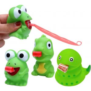 KAL-3 Jouets Animaux Pour Enfants, Jouet À Presser, Jouet À Presser Grenouille, Jouet Pour Enfants Dinosaure, Jouet Pop Langue - Neuf