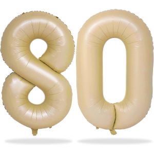 AYUHR-Ballons noirs en forme de chiffre 10 pour décorations de 10e anniversaire, 101,6 cm, ballons en Mylar à l'hélium noir en forme de chiffre 1 et 0 pour filles et garçons, ballons pour 10e anniver - Neuf