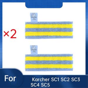 2 chiffons de vadrouille en microfibre de vapeur pour SC1 SC2 SC3 SC4 SC5 Pièces de rechange - Neuf