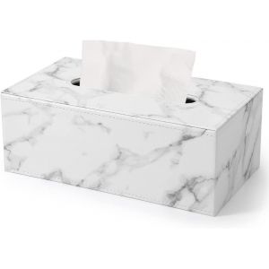 Boîtes À Mouchoir En Cuir Pu, Distributeur Mouchoir Rectangulaire Porte Mouchoir Pour Maison Voiture[POU8806500] - Neuf