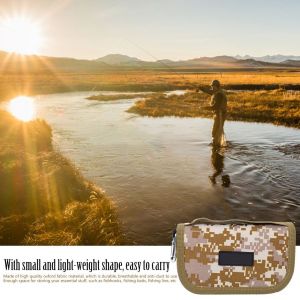 Sac A Leurres Multifonction Leo Pour Appats, Hamecons Et Accessoires De Peche (Camouflage Desert) - Neuf