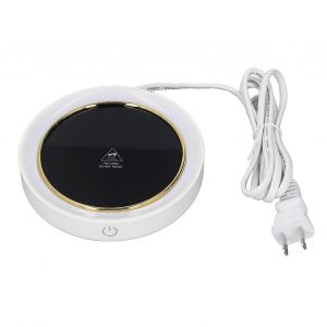 Chauffe-tasses électrique à température constante 2 modes LED Lumière Chauffe-tasses de bureau pour bureau Café Maison AC - Neuf