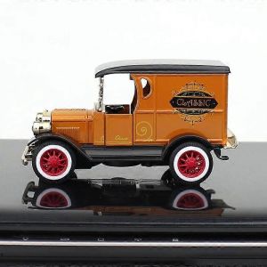1:32 Alloy Ford Classic Car Model Children s Toy Car Decoration Pull Back Car Model Boy Die Cast Toy Children s Day Gift-Orange - Neuf
