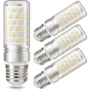 Kalanka-Ampoule Led E27, 10w Ampoule Maïs Led Équivalent 130w Lampe Halogène, Blanc Froid 6000k, 1400lm, Non-Dimmable, Gros Culot À Vis E27 Maïs, Lot De 4 - Neuf