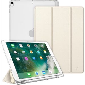 Tianyi-Coque Pour Ipad Air 3 2019 / Ipad Pro 10.5 2017 &Eacute;tui Transparent Avec Porte-Stylo Housse De Protection Avec Fonction Sommeil/R&eacute;veil Automatique, Lumi&egrave;re Stellaire - Neuf