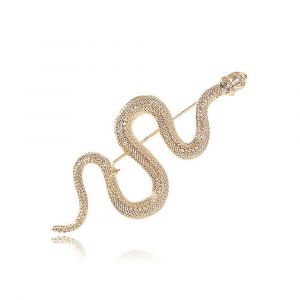 Broche Serpent Tendance Pour Col, &Eacute;pingle &Agrave; Cravate, Pince &Agrave; Cravate, Collier, &Eacute;charpe, Pull, Veste, Robe, Chapeau, Bijoux Punk, Cadeaux - Neuf