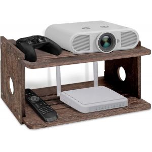 Support De Support De Montage Mural Pour Support De Montage De Projecteur Flottant, Bo&icirc;te De Rangement Pour Modem - Bo&icirc;tier De Rangement - Cache Pour Tv - Pour Xbox Projector Dvd Consoles De Jeux - Neuf