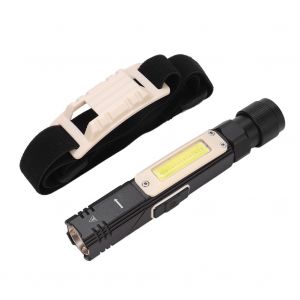 Hjlian Lampe De Travail Led Xpg + Cob Pliable A 90¡Ã + Phares Magnetiques Pour Camping Et Cyclisme En Plein Air - Neuf