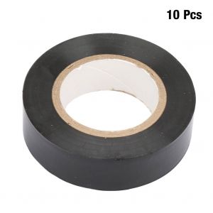 Lot de 10 rubans adhesifs en PVC pour reparation de tuyaux electriques et d'eau - Neuf