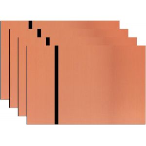 LETNERNY-4 Pièces Feuilles Acryliques, 30 Cm X 20 Cm Petites Plaques En Plastique Épais, Plaques En Acrylique Personnalisées Panneaux En Feuille Acrylique Pour Le Bureau À Domicile - Neuf
