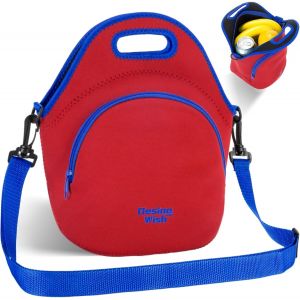 Sac Isotherme Repas Lunch Box Femme Homme Enfant Bebe Néoprène Petit Lunch Box Sacoche Dejeuner Isotherme Repas Sac Gamelle Lunch Bag Pochette Sacs Isothermes Avec Bretelles Poches - Neuf