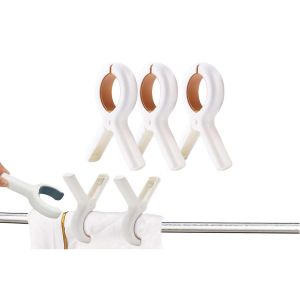 Grandes pinces &agrave; linge r&eacute;sistantes au vent pour v&ecirc;tements et serviettes - Lot de 3 - Neuf