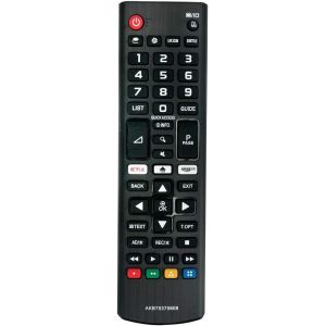 AKB75375608 Télécommande remplacée pour LG 4K UHD TV 32LK6100 50UK6500 55UK6100 49UK6200 55UK6200 43UK6300 43UK6400 43UK6470 43LK6100 43UK6500 43UK6750 49LK5900 - Neuf