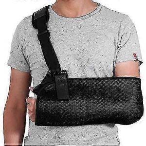 (Gris) Écharpe De Bras - Sangle De Soutien Médical D'immobilisation D'épaule Pour Bras Fracturé Ou Coude - Neuf