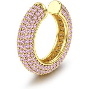 Kal-Ear Cuff Boucles D'oreilles Non Piercings, Boucles D'oreilles Femme Chunky Earcuff Boucles D'oreilles Sans Trou À Clip Pour Cartilage Boucles D'oreilles À Clip Pour Filles Hypoallergéniques - Neuf