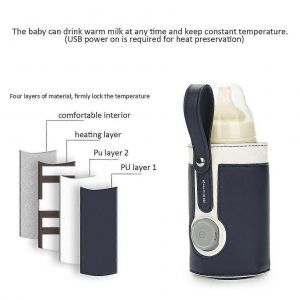Sac Chauffe-Biberon 3 Chauffe-Biberon Portable R&eacute;glable En Temp&eacute;rature Pour La Maison Et En D&eacute;placement - Neuf