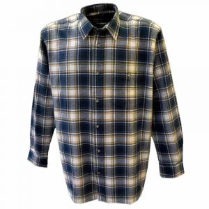 Chemise &Agrave; Carreaux Dolty Flanelle Coton Bleu Beige S &Agrave; 4xl - Neuf