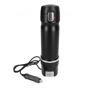 Hjlian Tasse Chauffante Pour Voiture 350 Ml En Acier Inoxydable, Multi-Protection, Ideale Pour Les Voyages Et L'exterieur - Neuf