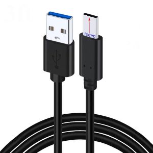Senior-6Ft Câble Chargeur Rapide 3A Usb Type C - 10Mm Connecteur - Pour Blackview Bl6000 Pro Bv5100 Bv5900 Bv6100 Bv6300 Bv6800 Pro Bv6900 Bv9000 Bv9100 Bv9500 Bv9600 Bv9600E Bv9700 Bv9800 B[L900] - Neuf