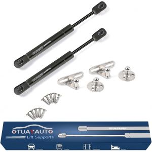 2pcs 250N Amortisseurs &agrave; Gaz - Ressort &agrave; Gaz avec ressort de compression ferrures - V&eacute;rins &agrave; Gaz pour levage de meuble porte armoire cuisine placard - Neuf