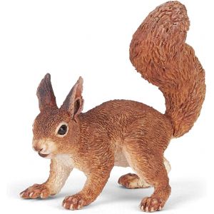 Sansh-- Figurine Écureuil - Jouet Enfant Dès 3 Ans - Idée Cadeau Nature - 5,2 X 4 X 5,5 Cm - Peint À La Main - Animal Des Forêts Réaliste - Collection Vie Sauvage - 50255 - Neuf
