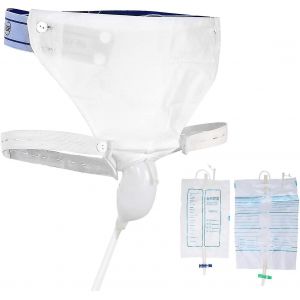 Collecteur D'urine En Silicone, 3 Mod&egrave;les Au Choix Avec 2 Poches &Agrave; Urine Pour Homme, Femme Et Personne &Acirc;g&eacute;e - Yezi, Mod&egrave;le Homme - Neuf