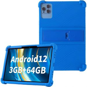 Coque Silicone pour OSCAL Pad 16,Aigopad K10/K12,DOOGEE T10 Plus/U9/U10/U10 Pro,JUSYEA J10,HotLight 10,JIKOCXN K10,Moderness MB1001,OUZRS Tab-M1,Wqplo WPL1001,Lville LVEMB1001, Bleu - Neuf