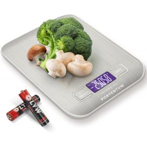 Eryi-Balance De Cuisine Électronique De Haute Précision 5000g/1g Avec Écran Lcd Rétroéclairé, 6 Unités Et Fonction Tare Acier Inoxydable, Smart Digital, Balance Alimentaire - Neuf