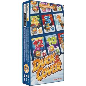 Chenquansarl-Duck & Cover - Jeu De Cartes Tactique, Rapide Et Dr&ocirc;le Pour Enfants D&egrave;s 8 Ans - Jeu De Soci&eacute;t&eacute; En Famille - Piochez, D&eacute;placez, Scorez - 2 &Agrave; 7 Joueurs - 20 Min - En Fran&ccedil;ais - Captain Gam - Neuf