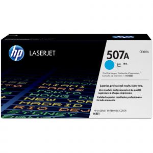 HP 507A toner LaserJet cyan authentique - Neuf