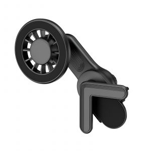 Support Voiture Tesla et Carplay pour Smartphone Magn&eacute;tique Rotative LinQ Noir - Neuf