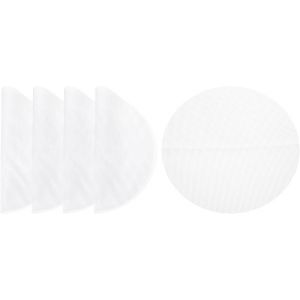 AYUHR-5 Pièces 11 Pouces Tapis en Maille Antiadhésive en Silicone pour Cuiseur Vapeur, Tapis Rond en Maille pour Pâtisseries, Dumplings, Réutilisable, Blanc - Neuf