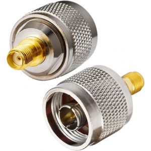 Adaptateur Sma Femelle Vers N-Type Mâle Pour Câble D'antenne Wi-Fi Wlan Routeur Wifi (2 Pièces) - Neuf