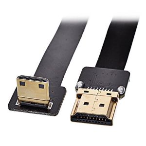 Eryi-Xiwai Câble Plat Fpv Mini Hdmi Mâle Vers Hdmi Mâle Fpc 50 Cm Pour Photographie Aérienne Avec Drone Multicopter-Old Jamaica Ginger Beer - Neuf