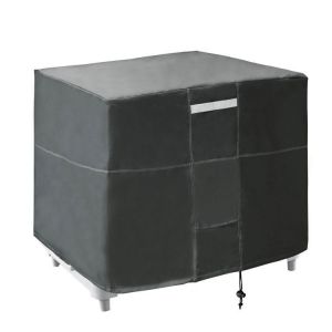 Housses de climatiseur grises carrées pour climatiseur central extérieur, imperméables, anti-poussière et coupe-vent, durables - Neuf