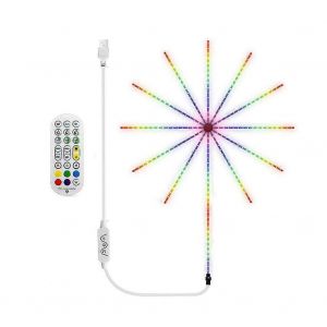 Feu D'artifice Veilleuse Synchronisation Rvb Bluetooth App Led Bande Magique Couleur Lumière Ambiante Pour La Maison Chambre Dec - Neuf