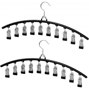 MEVRONISSHOP-Lot de 2 Etendoir Chaussette Pieuvre Linge en Acier Inoxydable,Sechoir Chaussette avec 10 Pinces pour Chaussettes, sous-vêtements et Petits Articles - Neuf