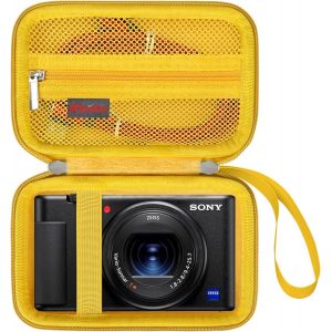 Sony ZV-1/ZV-1F/ZV-1 II Carry Case for Digital Camera,4K Video Streaming Camera Hard Travel Storage Bag Storage Bag Storage Rack Yellow - Neuf