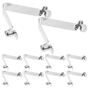 Lot De 10 Boucles &Agrave; Pression En Acier Inoxydable Pour Pagaies De Kayak, Cano&euml;s Et &Eacute;quipements De Plein Air &iquest; Solution De Bricolage Durable Et Polyvalente - Neuf