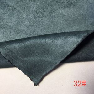 Tissu En Daim De Cryptage Polyester,Housse De Canapé En Peau De Daim Cinq Satinées,Housse De Siège De Voiture,Rideau À Rabat En Fourrure,Tissu À Coudre Pour Vêt - Type [Dark Green-32]-100cm X 150cm - Neuf