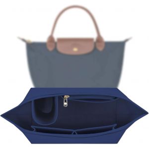 Nzqaf-Organiseur Pour Sac Longchamp S, Organiseur De Sacs Pour Longchamp Pliage S, Organiseur Pour Sac À Main Longchamp Pliage S, Organiseur De Sac À Main En Feutre Multi-Poches Pour Longchamp - Neuf