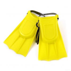 Palmes De Plong&eacute;e Avec Tuba Antid&eacute;rapantes Pour Une Utilisation Prolong&eacute;e Et Confortable Dans Les Activit&eacute;s Aquatiques (Jaunes) - Neuf