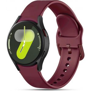 Galaxy Watch 7 Silicone Band, Soft Silicone Strap For Samsung Galaxy Watch 7/Fe/6/5/4 40mm 44mm/Watch 6 Classic 43mm 47mm/Watch 5 Pro 45mm/Watch 4 Classic 42mm 46mm - Neuf