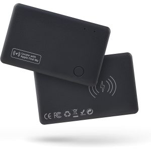 lbgwp60-Carte De Suivi De Portefeuille Fine, Rechargeable, Fonctionne Avec Apple Find My (Ios Uniquement), Trieur D'Objets Pour &Eacute;tiquette De Bagage, T&eacute;l&eacute;phone, Passeport - Neuf
