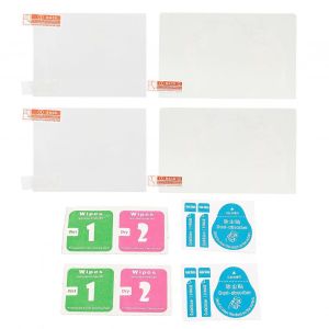 Protecteur D'&eacute;cran Lcd Sup&eacute;rieur 9h Duret&eacute; R&eacute;sistant Aux Rayures R&eacute;sistant &Agrave; La Poussi&egrave;re Haute Sensibilit&eacute; Film Pet En Verre Transparent Pour Le Nouveau 3ds Xl - Neuf