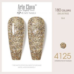 Arte Clavo 8ml Rouge Rose Couleur Tpo-Free Vernis &Agrave; Ongles Gel Lak Tremper Les Ongles Paillettes Uv Hybride Gel Laque Base Sup&eacute;rieure Gel Vernis.4125. - Neuf