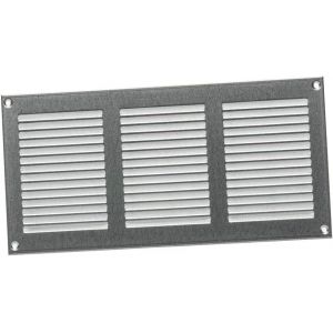 KALANKA-300x150mm Grille de Ventilation avec Moustiquaire - Grilles d'aération en Métal - Acier Galvanisé - Neuf